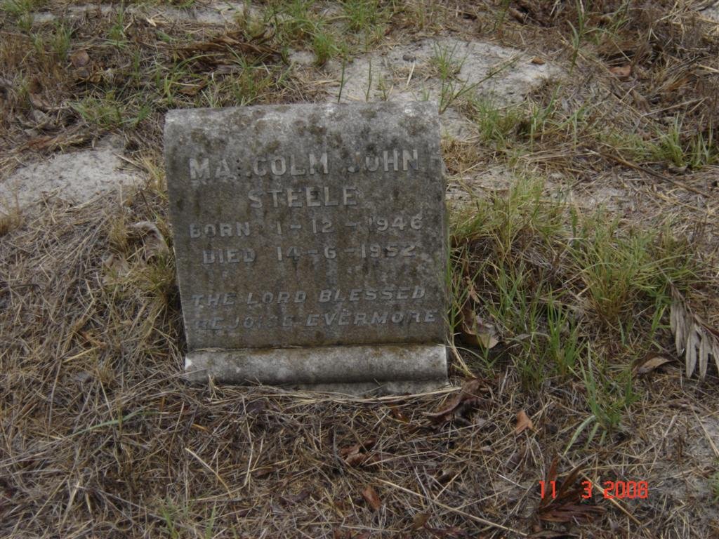 STEELE Malcolm John 1946-1952