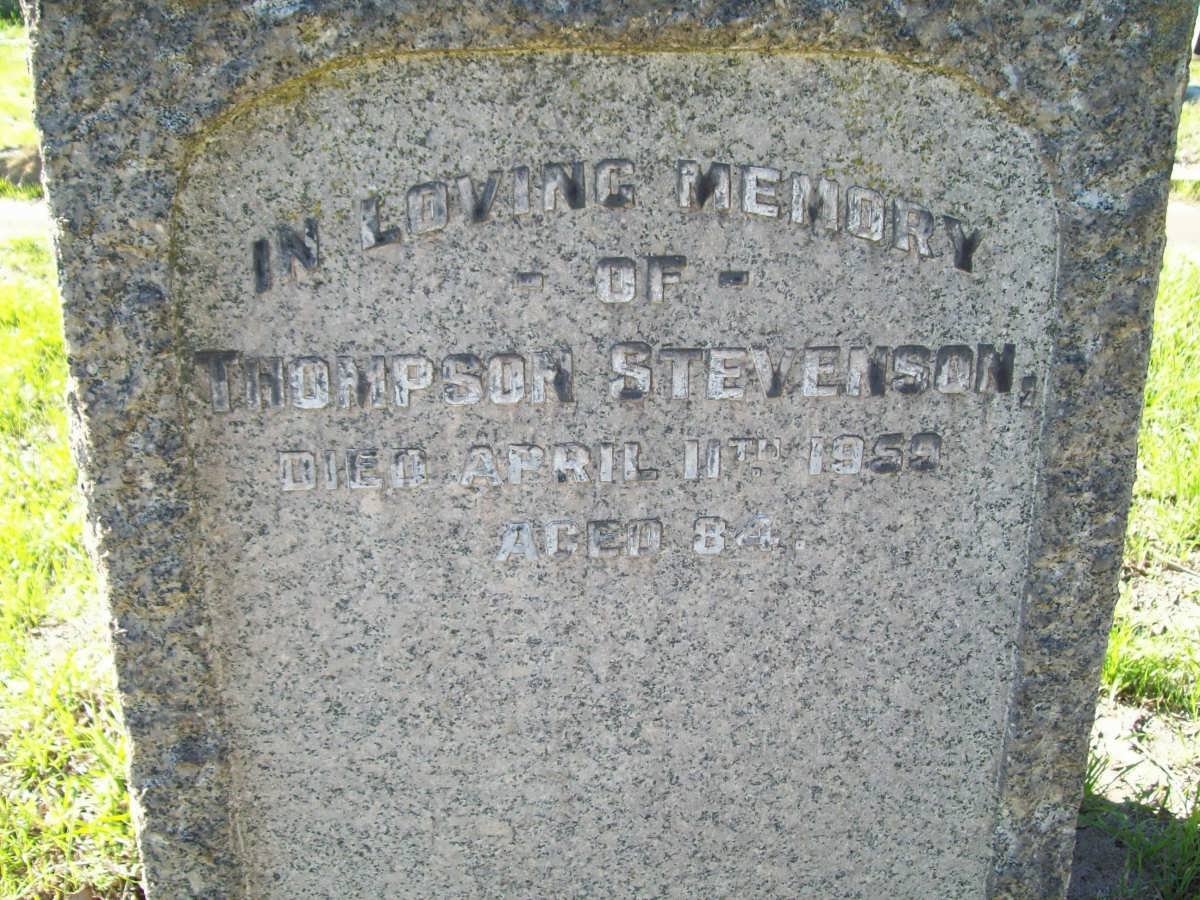 STEVENSON Thompson -1959