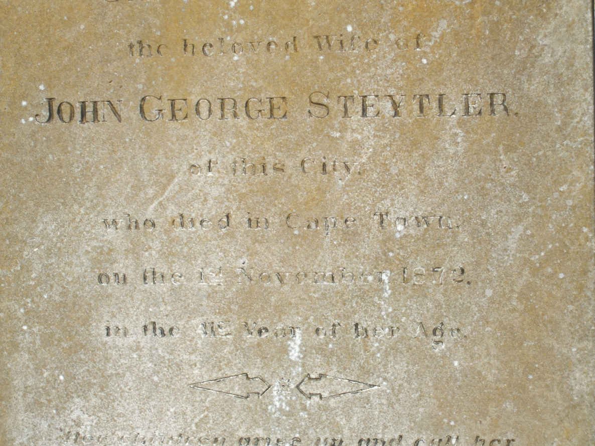 STEYTLER John George  -1915 &amp; Jane Elizabeth -1872  :: STEYTLER Catherine Ellen -1918