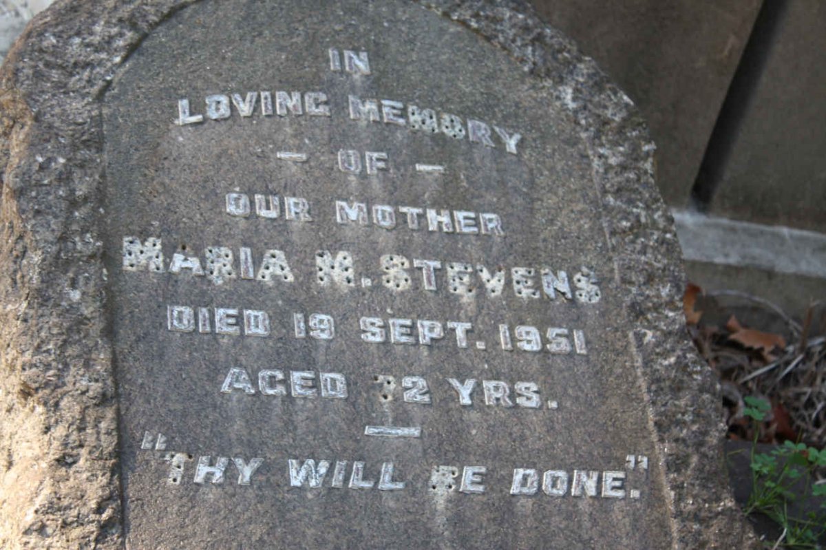 STEVENS Maria M. -1951