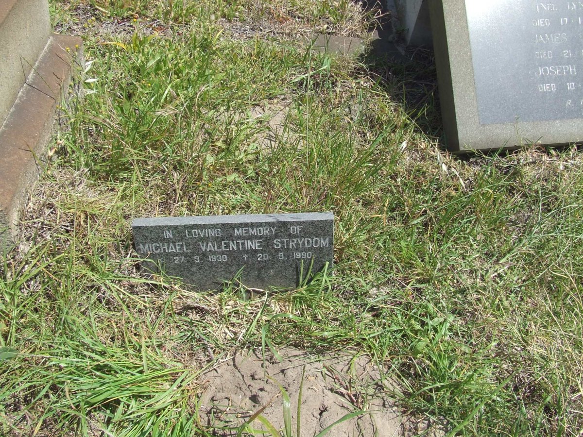 STRYDOM Michael Valentine 1930-1990