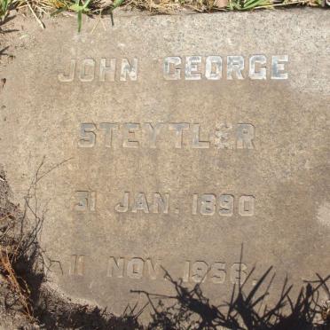STEYTLER John George 1890-1956