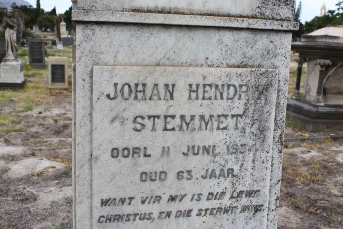 STEMMET Johan Hendrik -1934