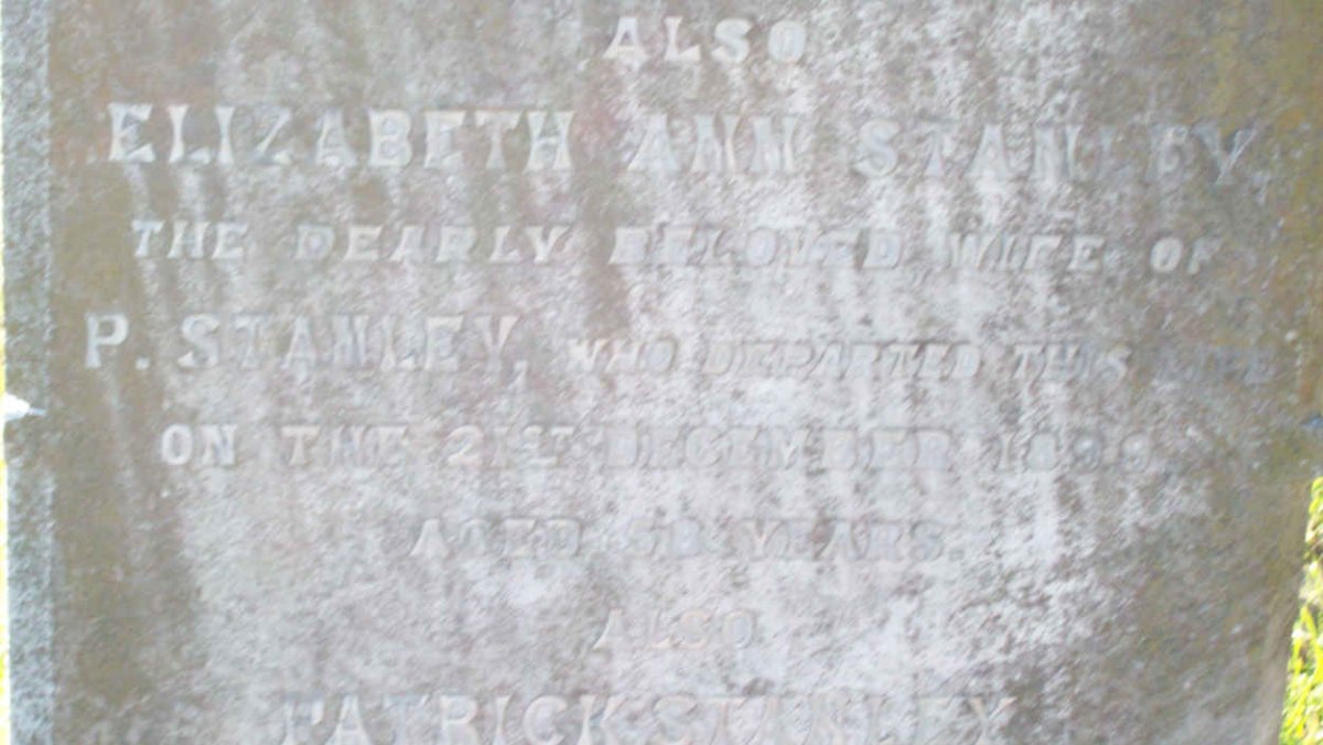 STANLEY Elizabeth Ann -1899