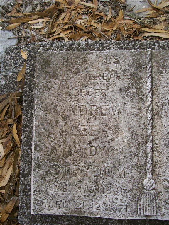 STRYDOM Andrew Albert 1931-1971