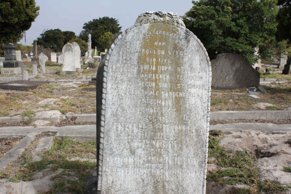 STEGMANN Johan Godlob 1787- &amp; Jacomina Sofia HOPPE