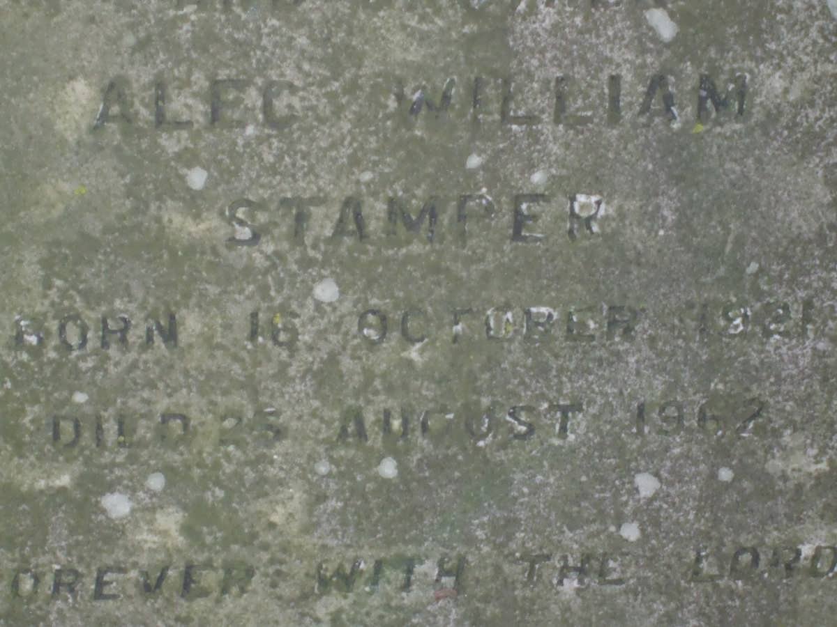 STAMPER Alec William 1921-1962