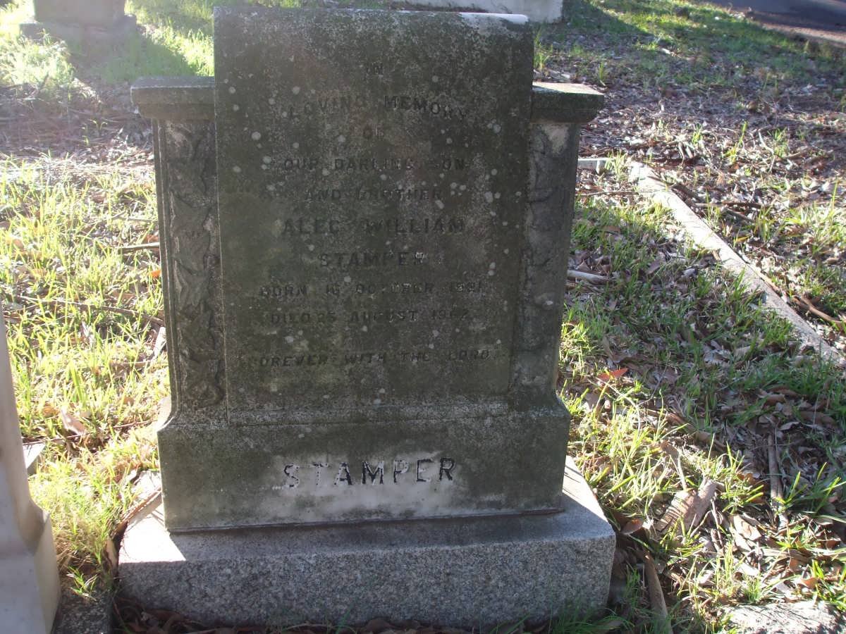 STAMPER Alec William 1921-1962