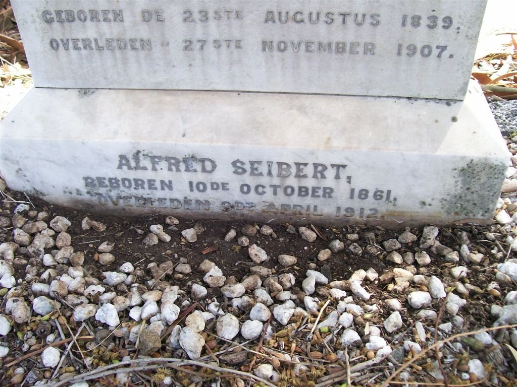 SEIBERT Alfred 1861-1912