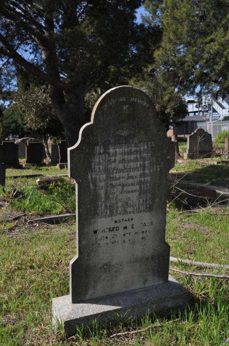 SASS Carl W.S. 1889-1970 :: SASS Hazel Christine 1924-194? :: SASS Winifred M.E. :: SASS Ida Winifred 1918-1928