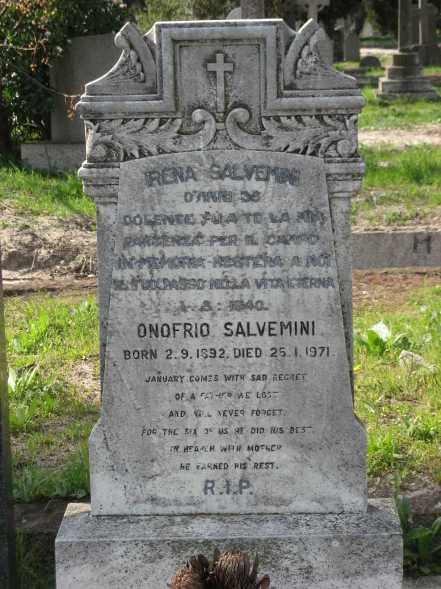 SALVEMINI Onofrio 1892-1971 &amp; Irena -1940