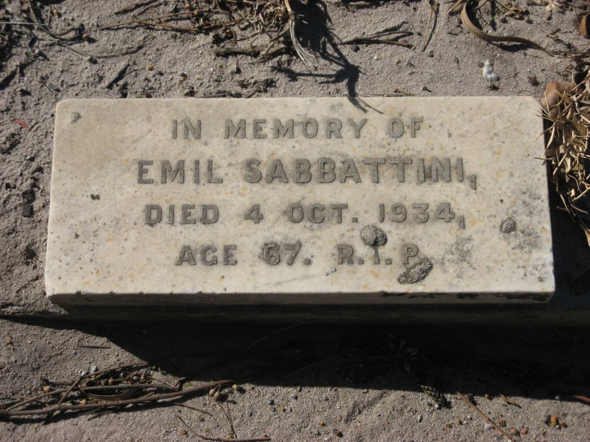 SABBATTINI Emil -1934