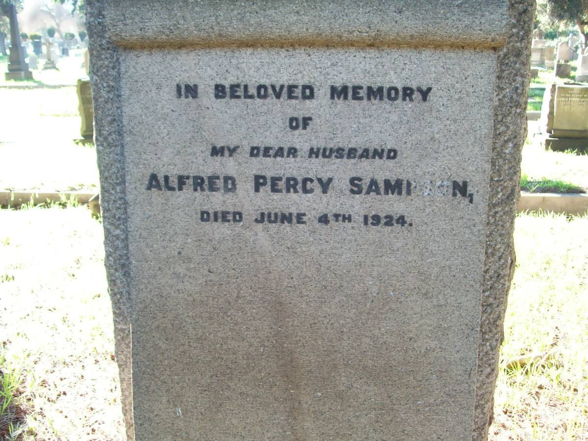 SAMPSON Alfred Percy -1924