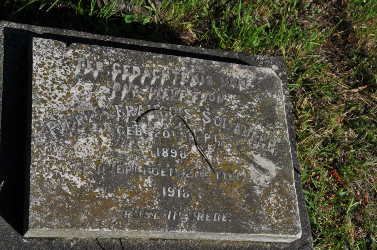 SCHAEFER Pierre Francois 1898-1918