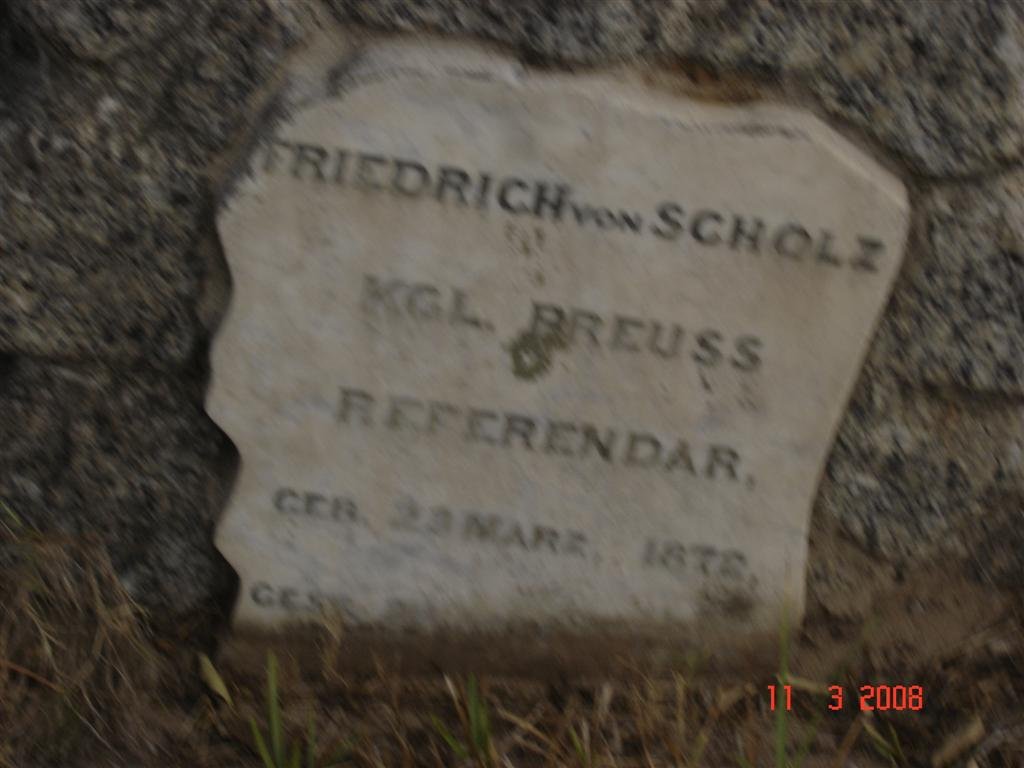 SCHOLZ Friedrich, von -1872