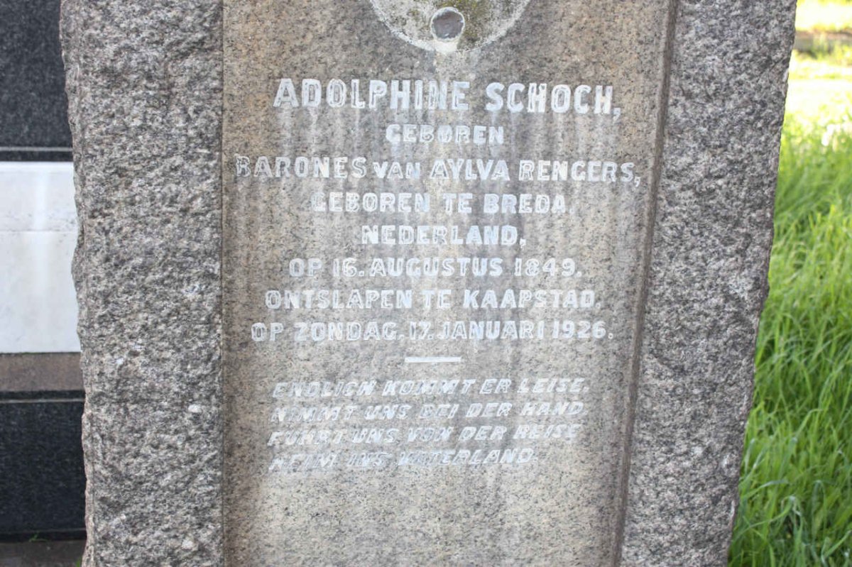 SCHOCH Adolphine 1849-1926