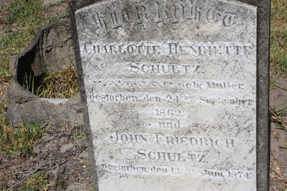 SCHULTZ John Friedrich -1874 &amp; Charlotte Henriette MULLER -1862