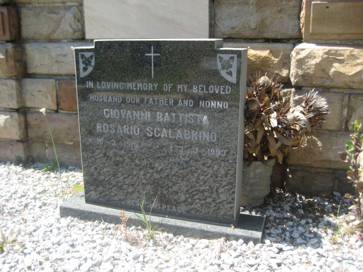 SCALABRINO Giovanni Battista Rosario 1915-1993