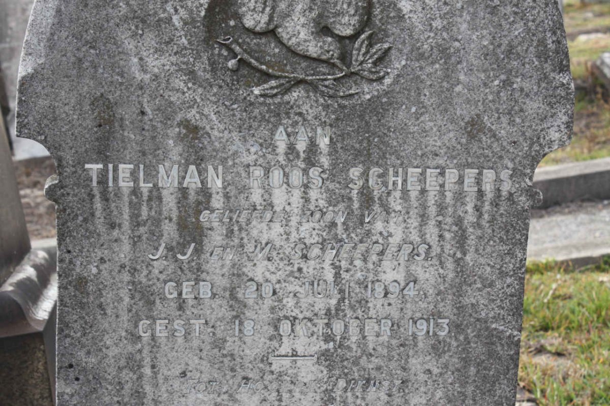 SCHEEPERS Tielman Roos 1894-1913