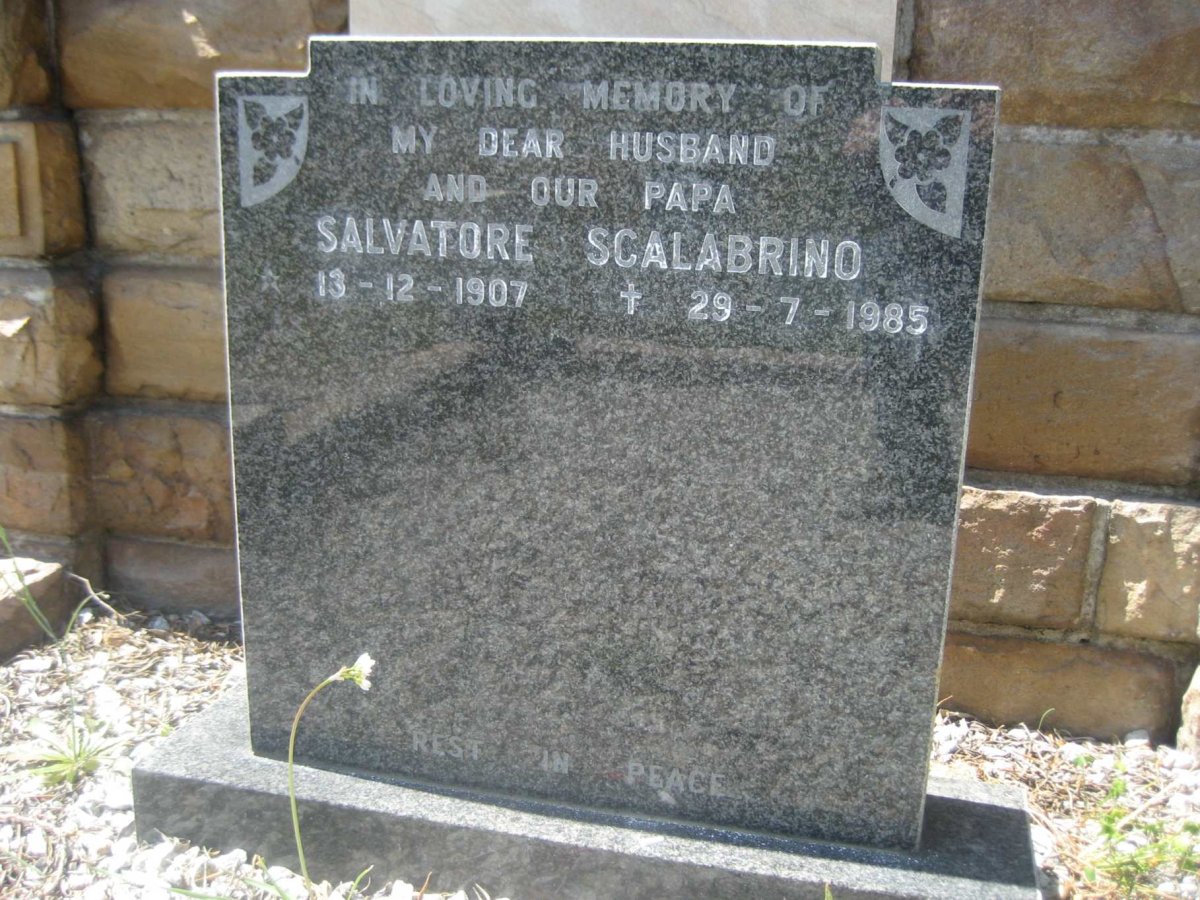 SCALABRINO Salvatore 1907-1985
