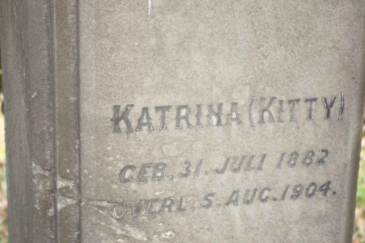 SCHOOR Katrina, van 1882-1904