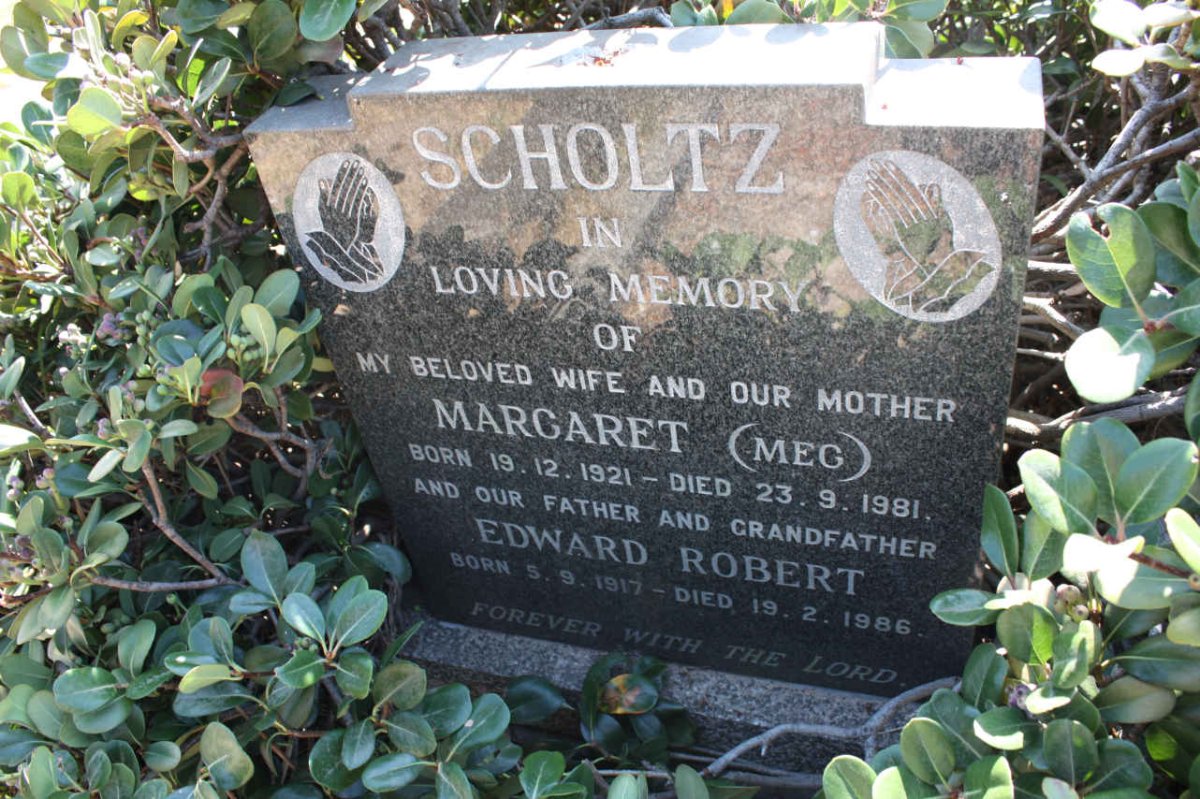 SCHOLTZ Edward Robert 1917-1986 &amp; Margaret 1921-1981