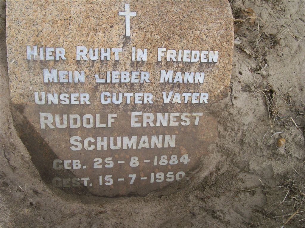 SCHUMANN Rudolf Ernest 1884-1950