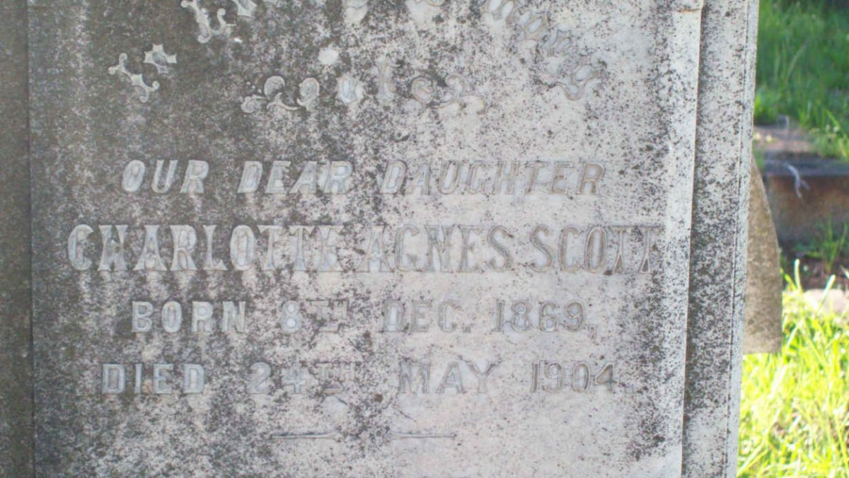 SCOTT Charlotte Agnes 1869-1904