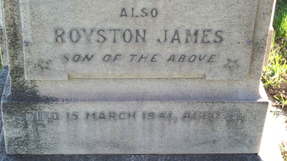 SCOTT Royston James  -1941 