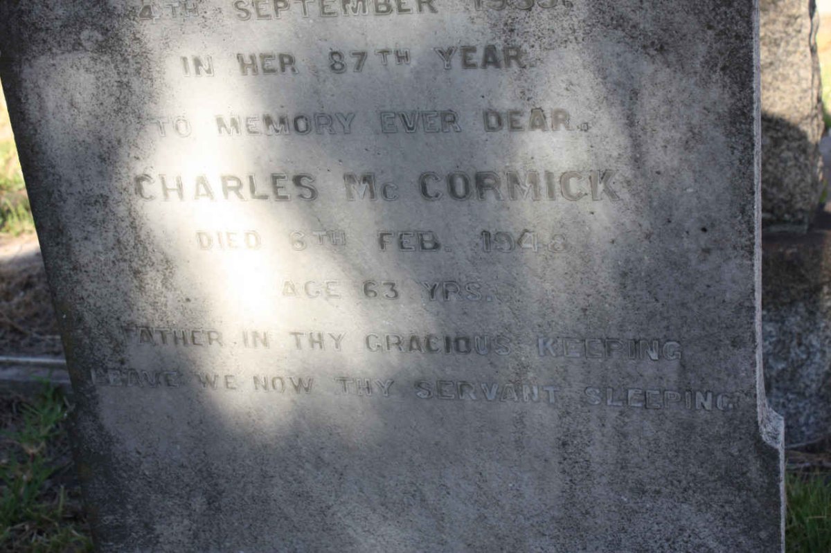 McCORMICK Charles -1948