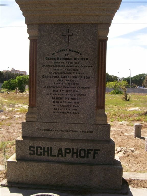 SCHLAPHOFF :: WREDE
