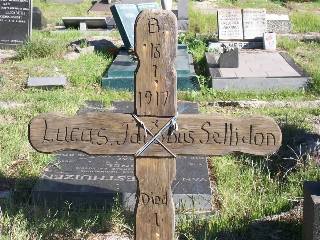 SELLIDON Lukas Jacobus 1917-2000