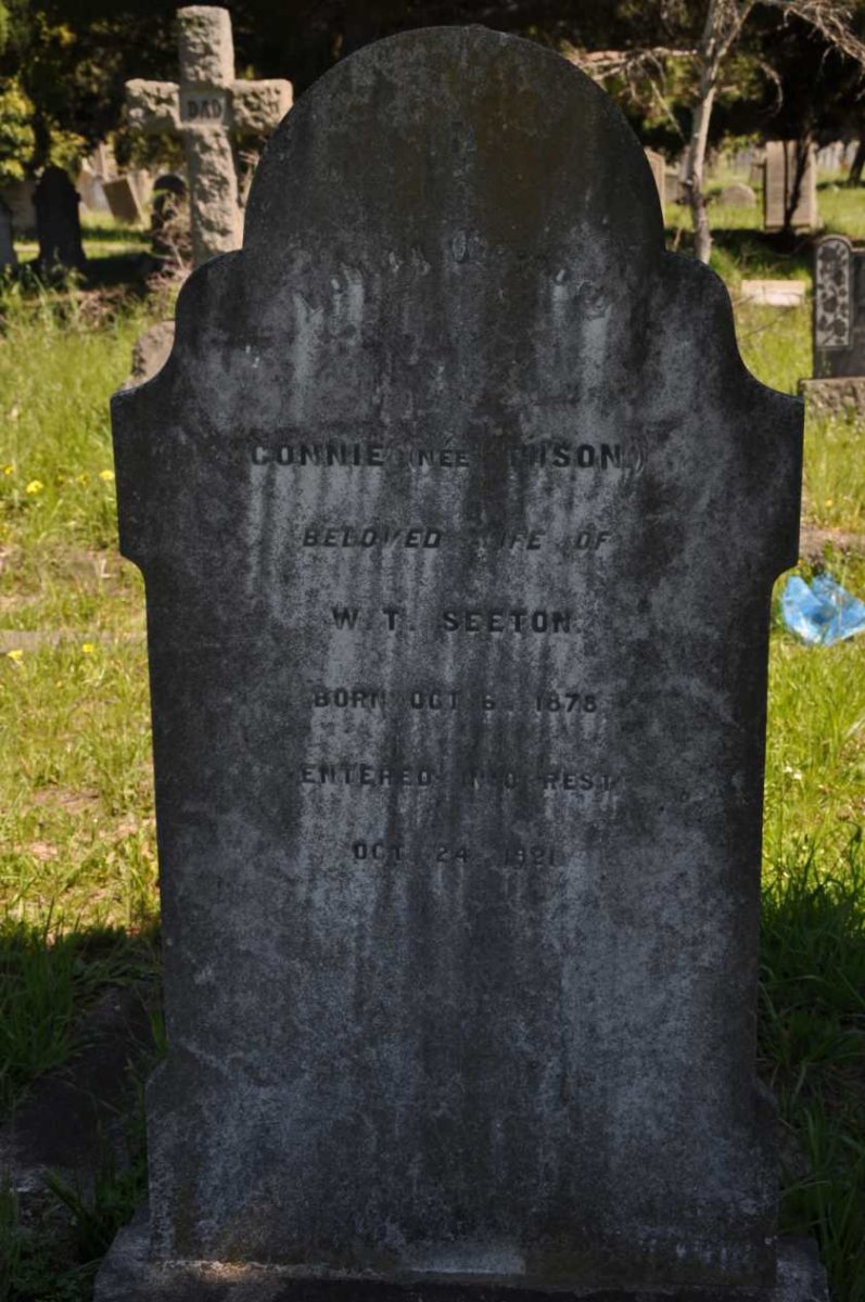 SEETON Connie nee TUSON 1878-1921