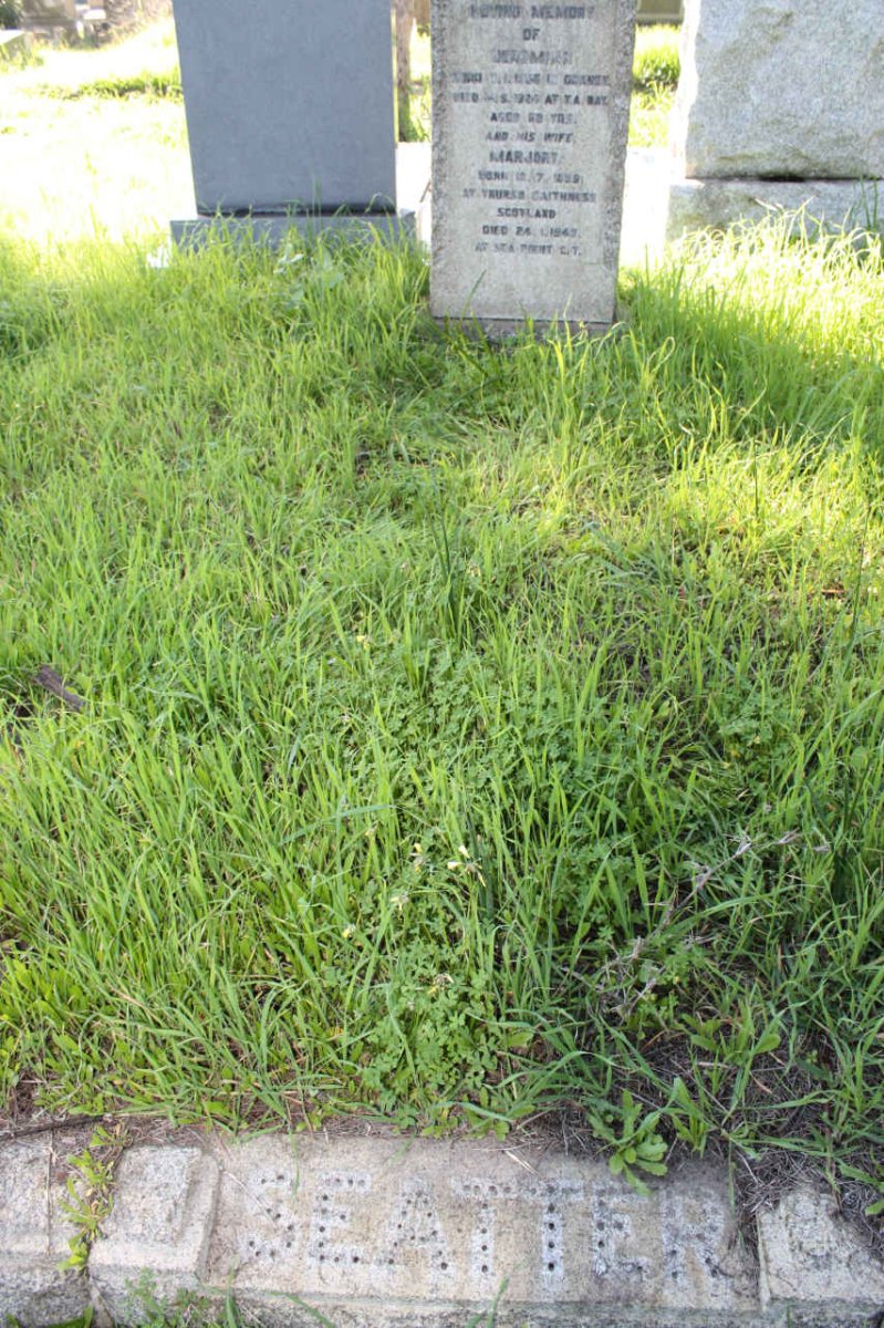 SEATTER Jeremiah 1855-1924 &amp; Marjory 1859-1949