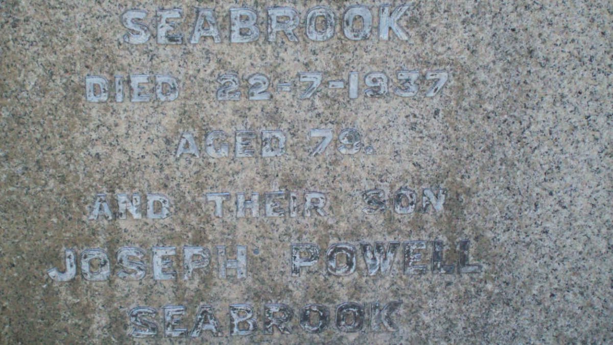 SEABROOK Elizabeth Mary -1937 :: SEABROOK Joseph P. -195?