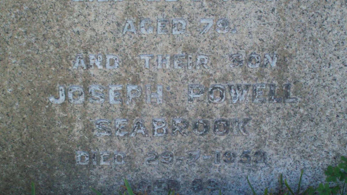 SEABROOK Joseph Powell  -195?