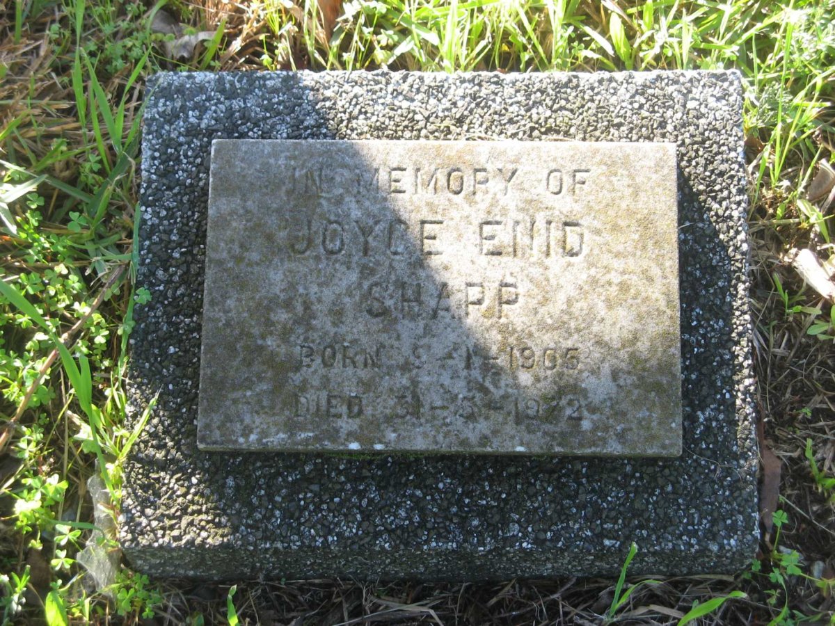 SHARP Joyce Enid 1905-1972