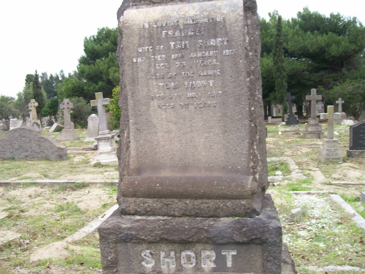 SHORT Tom -1917 &amp; Frances -1917