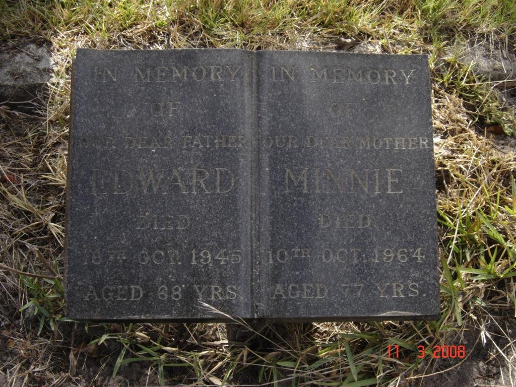 SHELTON Edward -1945 &amp; Minnie -1964