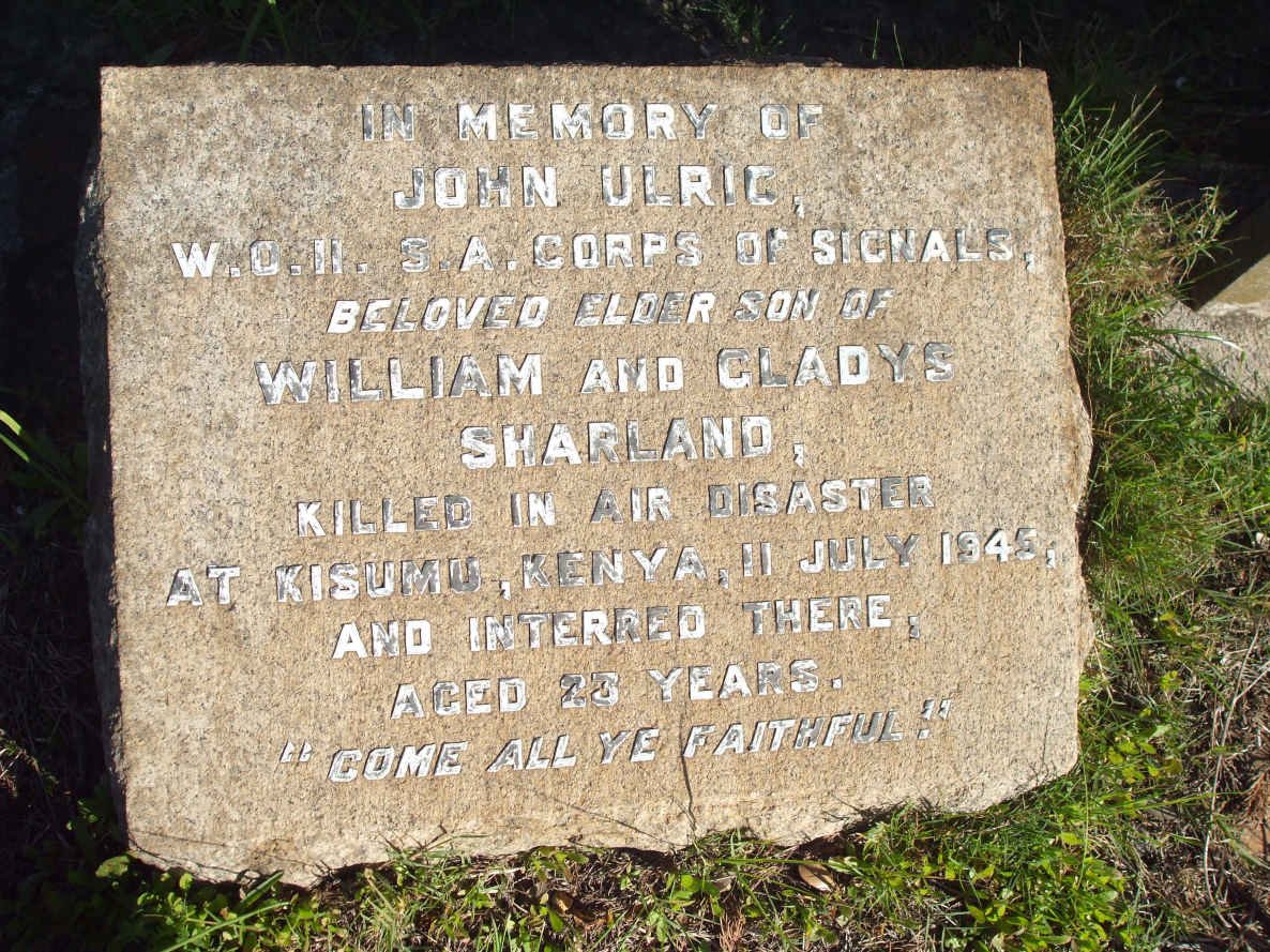 SHARLAND John Ulric  -1945 