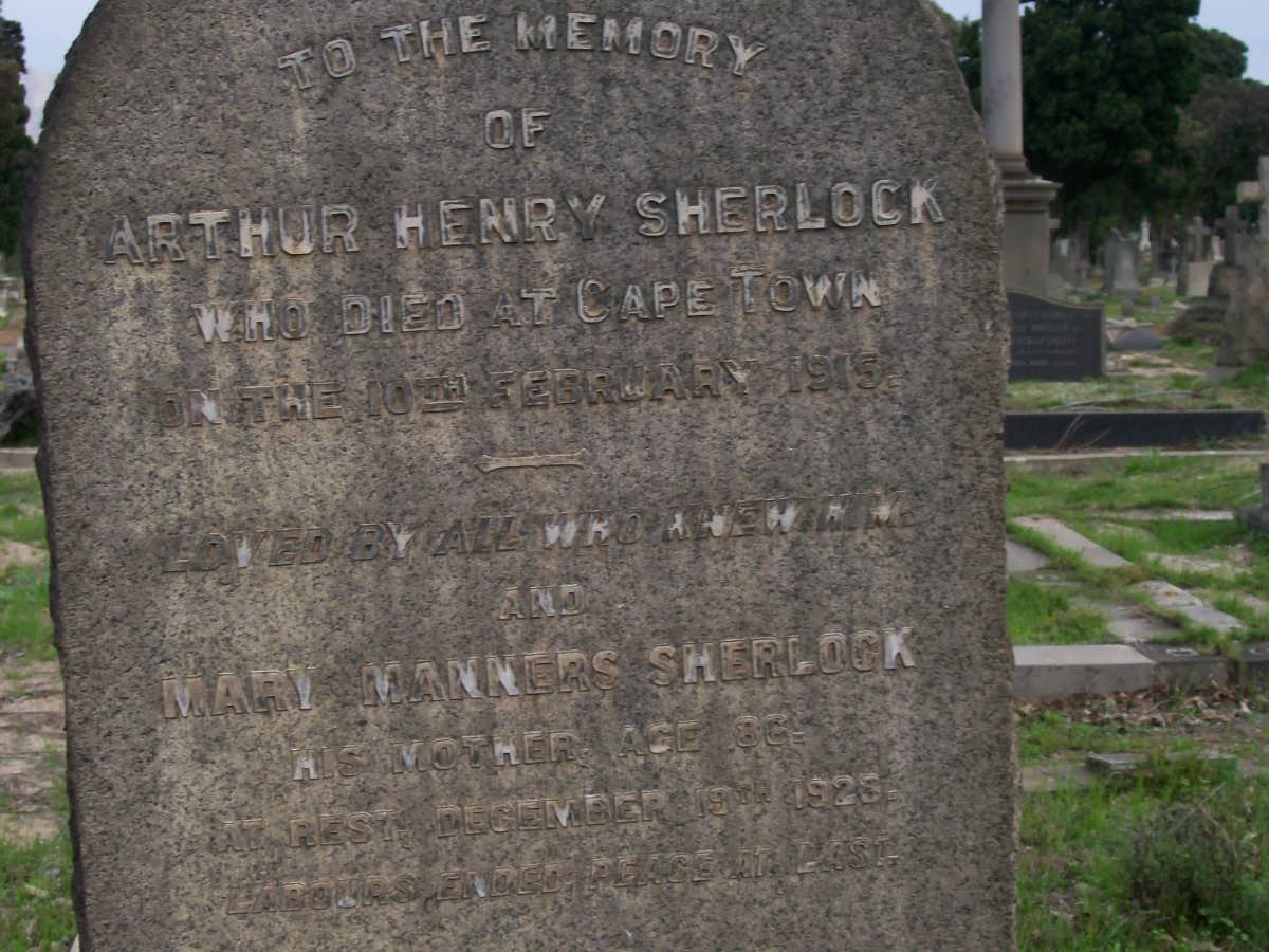 SHERLOCK Arthur Henry -1915 :: SHERLOCK Mary Manners -1925