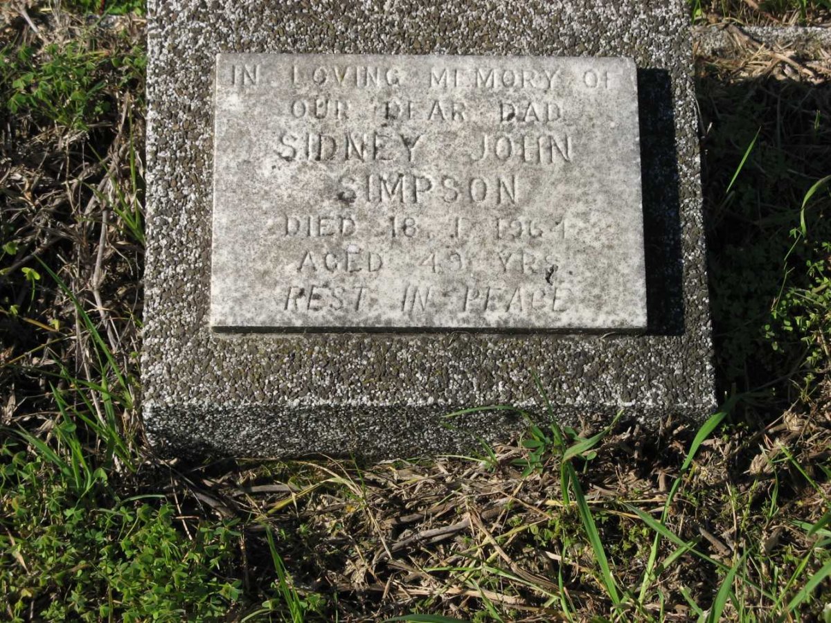 SIMPSON Sidney John -1964