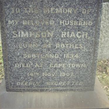 RIACH Simpson 1834-1907