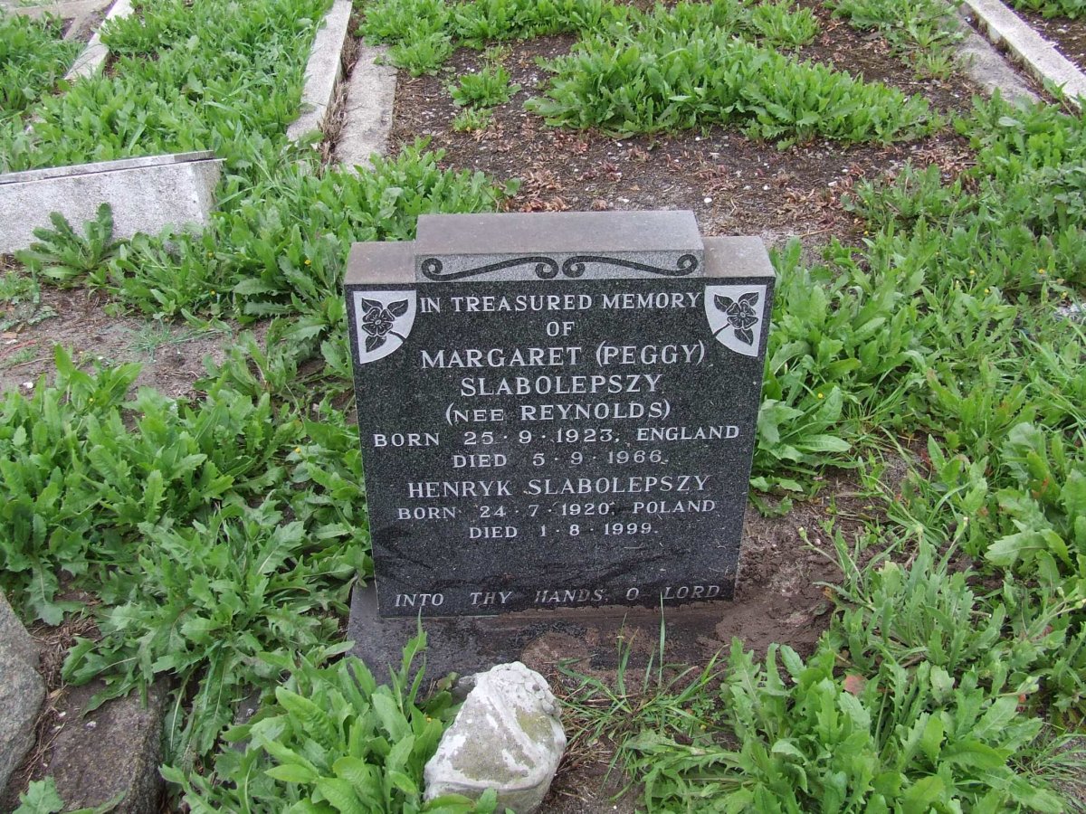 SLABOLEPSZY Henryk 1920-1999 &amp; Margaret REYNOLDS 1923-1966