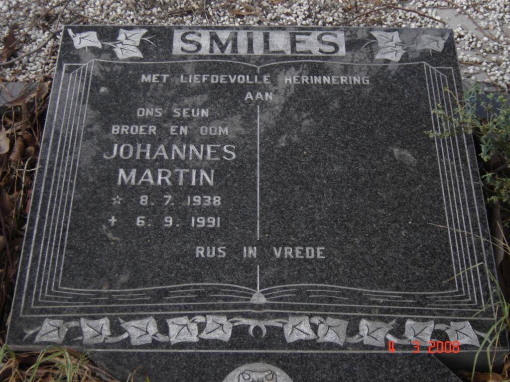 SMILES Johannes Martin 1938-1991