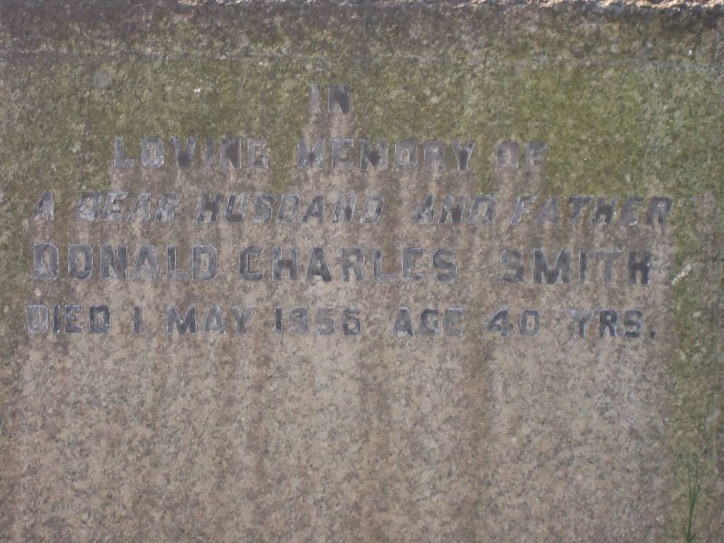 SMITH Donald Charles -1956