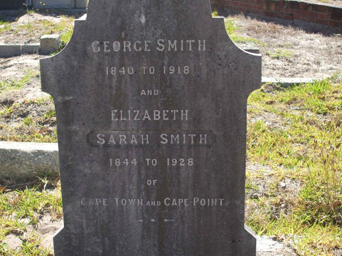 SMITH George 1840-1918 &amp; Elizabeth Sarah 1844-1928