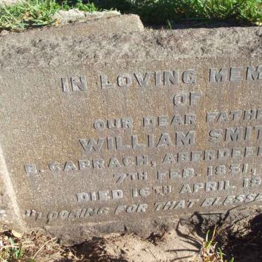 SMITH William 1851-1935