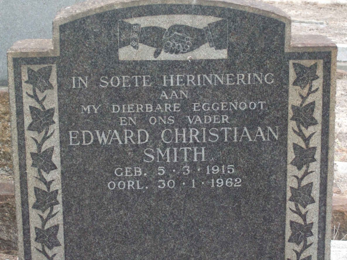 SMITH Edward Christiaan 1915-1962