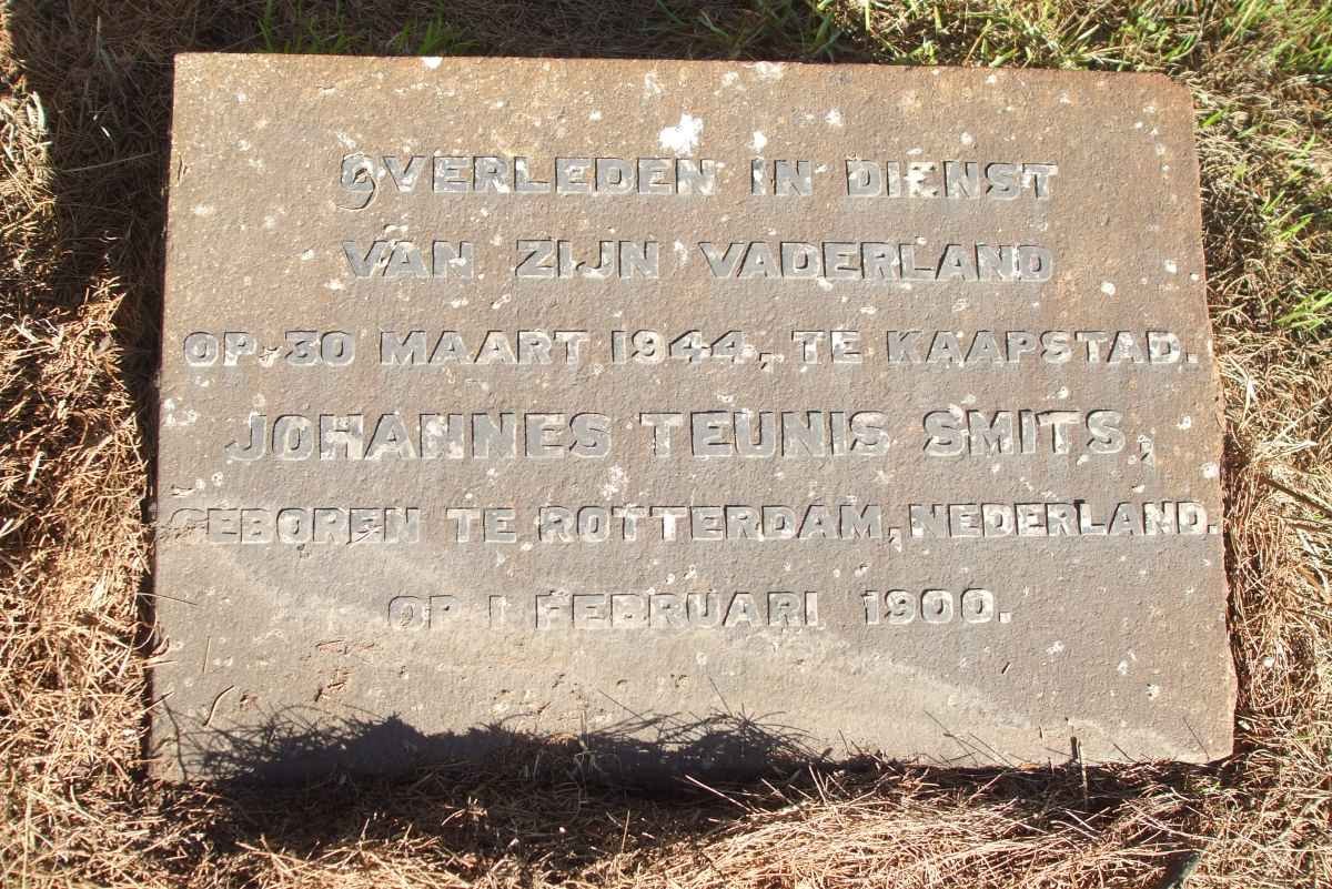 SMITS Johannes Teunis 1900-1944
